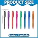 WEBEEDY 24 Pcs 8 Farben Hitze löschbar Stifte für Stoff 0.5mm Stoff Markierung Stifte für Nähen Durch Wärme abwischbare Markierung Stifte für Stickerei Nähen Quilting Supplies Papier, 14.3x1.5cm