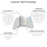 Comply TrueGrip MAX | Premium Memory Foam wymienne zatyczki do uszu do Apple AirPods Pro (1 i 2 generacji) | technologia SmartSkin™ | białe, rozmiar M, 3 pary