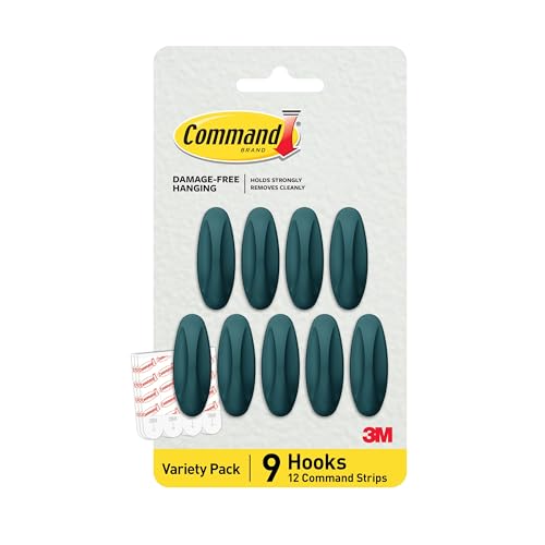 Image of Command Medium Designer Hooks, 9 Hooks, 12 Strips