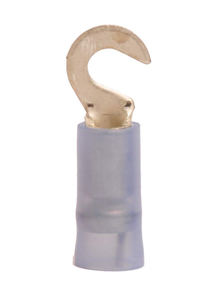 16-14 Awg 3-Pc Nylon Compatiblesleeve Insulated #6 Hook Terminal (1,000/Bulk Pkg.)