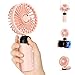 Ventilatore a Mano,Mini Ventilatore Portatile,4000mAh Ricaricabile,Piccolo Ventilatore Tascabile Con 6 Livelli di Velocità,Ventilatore USB Pieghevole a 90° per Casa,Ufficio,Scuola,Esterno,Rosa immagine