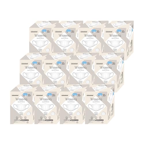 Hanassia�}�X�N �s�D�z ���̌^ �傫�߃T�C�Y(150×115mm) ��?� 30��×12�� Wisteria �g���̂ă}�X�N ������� �����ɂ��Ȃ�Ȃ� �z���C�g �S���}�X�N�H�Ɖ����}�[�N����