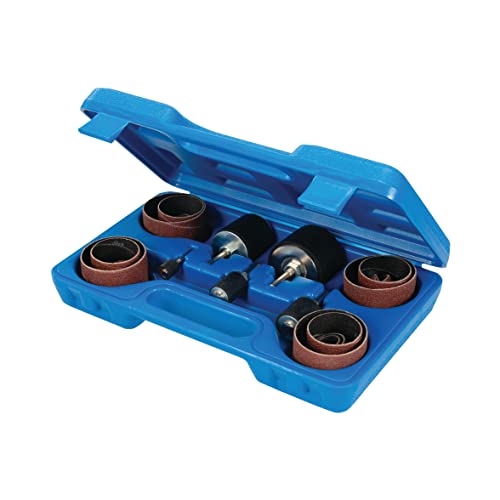 Silverline Tools 726040 - Juego de tambores de lijado, 25 pzas (Grano 80)