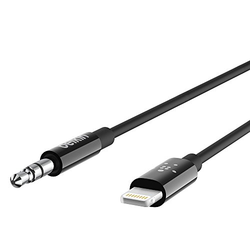 Cable de audio Belkin con conector Lightning de 1,8 m para escuchar iPhone 2