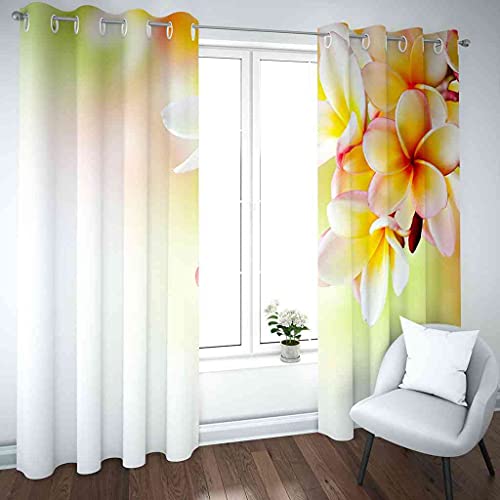 Rideaux oeillets de haute densité motif Fleur de Mode moderne 160cm