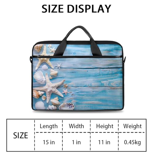 Bolso para laptop Wood Board Starfish 15 pulgadas miniatura 2