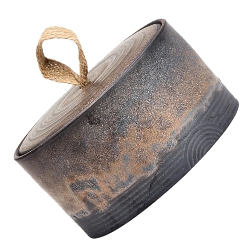 TOYANDONA Barattolo Per Foglie Di Tè in Ceramica Chiusura Ermetica Contenitore Sigillato Per Conservazione Cucina Barattolo Per Tè Domestico e Design Vintage in Ceramica Resistente