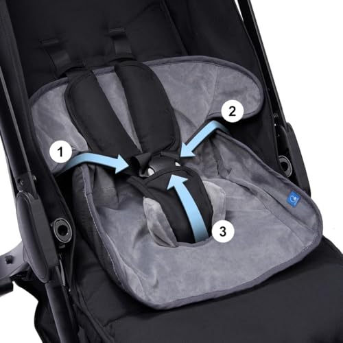 INFANZIA Dry Seat, Car Seat Protector Waterproof Carseat Liner Potty Training Toddlers, Baby and Infants, Piddle Pad for Carseats Strollers (Grey, 2 Packs - Thumbnail 7