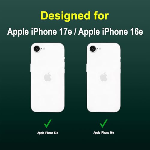 Image of Zapcase Back Case Cover for iPhone 17e | Compatible for iPhone 17e Back Cover | Liquid Silicon Magic Case with Camera Protection | Dark Green