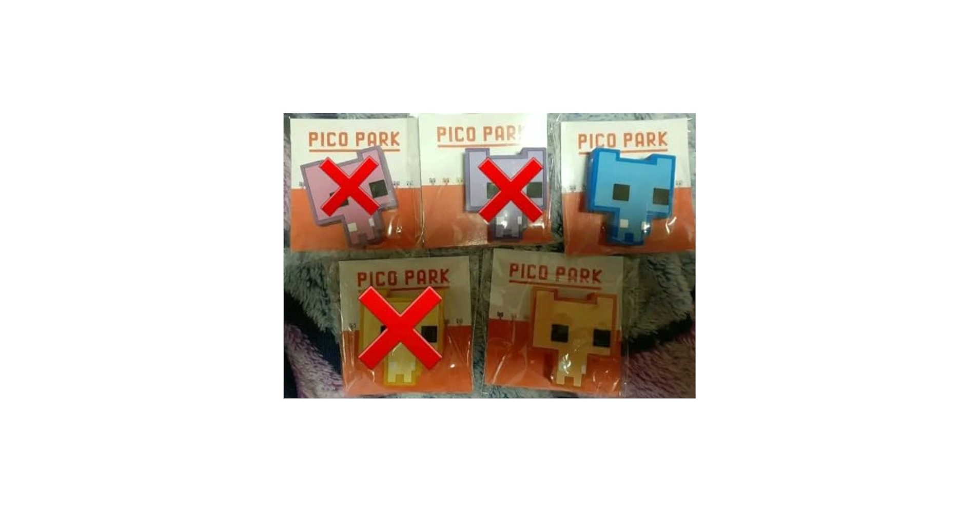 Amazon.co.jp: ピコパーク PICO PARK ラバーフィギュア 2つ