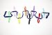 YCT Walking Rope -16 Colorful Handles (118inch)