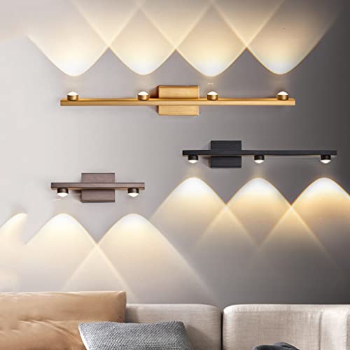 Lampe de mur en combinaison créative d'escalier et miroir chic - 3