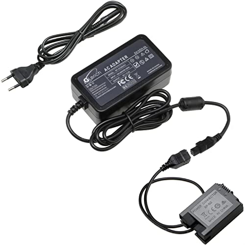 Acoplador de CC EN-EL25 Glorich EP-5G para cámaras Nikon Zfc y Z50 con adaptador Eh-5