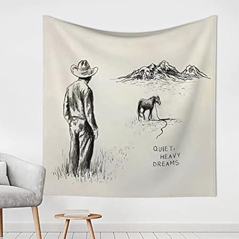 MeguMoon Zach Bryan Flag,Tapestry,Quiet Heavy Dreams Wall Hanging for Home Bedroom Living Room College Dorm Decor(59 * 59in) Cover