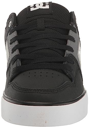 Image of DC Men's Pure Casual Skate Shoe Black /White /Armor 6