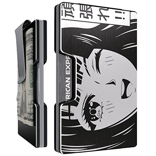 Freja Svendsen - Manga - Ultra-Thin Laser-Engraved Aluminum Wallet For Men: Slim Money Clip, Versatile Card Holder Enhanced With Advanced Rfid Blocking Technology. Compact And Minimalist Wallets #TOP7