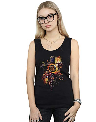 Marvel Women's Avengers Endgame Explosion Team Vest Black XX-Large