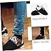 BESPORTBLE 1 Pair Bowling Shoe Covers Indoor Shoes for Women Bowlers Bowling Shoes Woman Bowling Shoe Sliders Bowling Shoe Protector Bowl Shoe Covers Support Slip Fabric V. Plastic Black