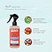 SAUCE BEAUTY Hair Heat Protectant Spray (8 Fl Oz) Hot Sauce Thermal Protectant Spray with Argan Oil, Aloe & Cayenne, Anti Frizz & Adds Shine, Blow Dry & Flat Iron Hair Spray for All Hair Types