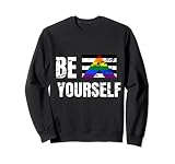 Chemise Drapeau Allié hétérosexuel Drapeau LGBT Be Yourself Sweatshirt