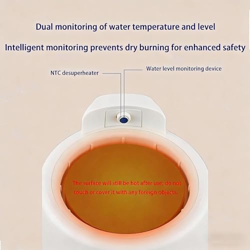 Tetera eléctrica de vidrio 1.2L con control inteligente de temperatura miniatura 5