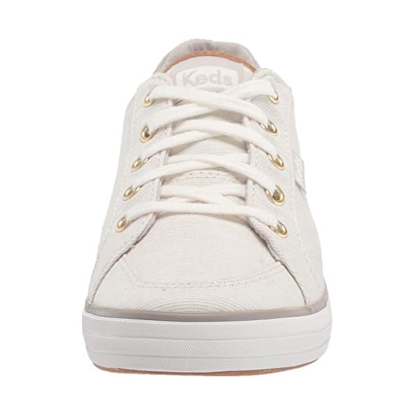 Keds-Womens-Center-2-Sneaker Keds Center 2 Lace Up, Sneaker womens, Gray Stripe, 7.5