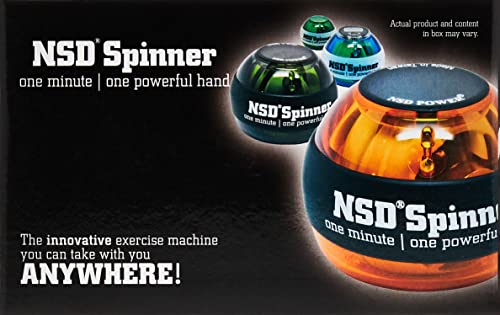 NSD Essential Spinner Gyro, fortalecedor de mão, exercitador de antebraço de pulso, cristal