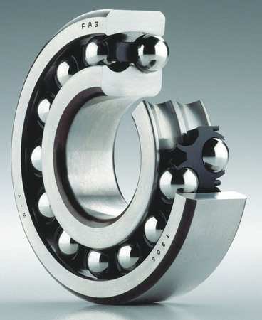 FAG 2204-2RS-TV Double Row Self Aligning Ball Bearings, 20 mm ID, 47 mm OD 18 mm Width