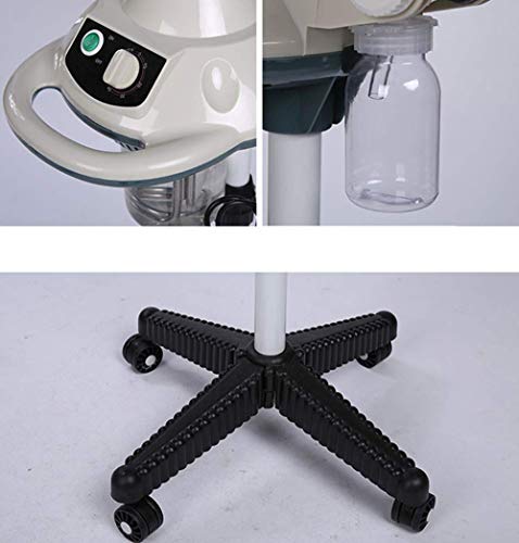 WRQ Droogkap met standaard, salon cup haarstomer machine, salon spa haar stomer rolling staan met capuchon haarkleuring pererming conditioner stoomboot 650 W - Image 4