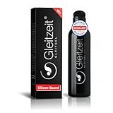 Gleitzeit® Silikon Gleitgel Spezial 200ml für ultralange Gleitfähigkeit – Gleitmittel hautfreundlich, geruchslos, nicht klebrig - Farb- sowie Duftstofffrei – unterstützt natürliche Gleitfähigkeit