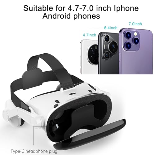 Casque de réalité virtuelle 3D Android iPhone pour jeux vidéo et films panoramiques