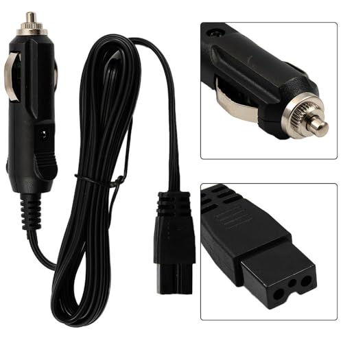 Image of 12V 2M DC Power Cord, Iceless Cooler, Extension Cord Car Cooler Cool Box Fridge DC Cable Power Adapter, Mini Fridge Lead Cable Plug Wire