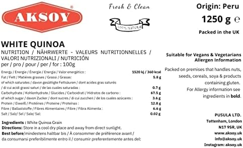 Organic White Quinoa 1.25KG - Nutritious Whole Grain Superfood - Image 2