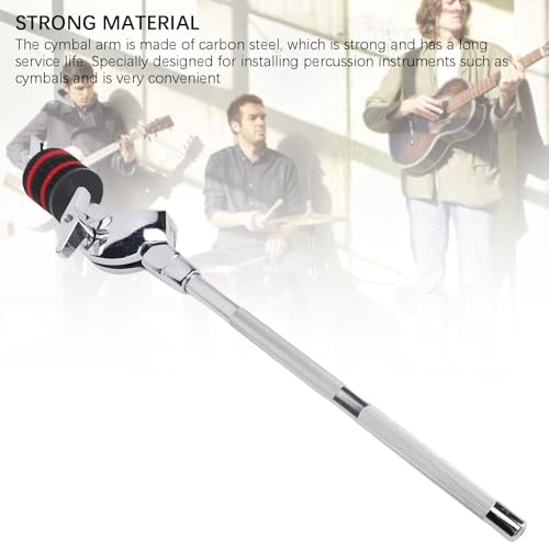 LiebeWH Extensión de brazo para soporte de platillo, hardware portátil para batería con abrazadera, freno de balanceo y ajuste de inclinación WC53E miniatura 4