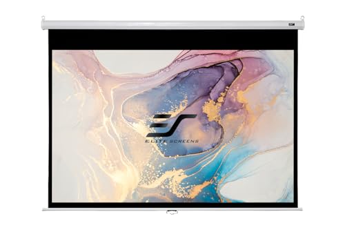 Elite Screens Manual Pull Down Projection Screen