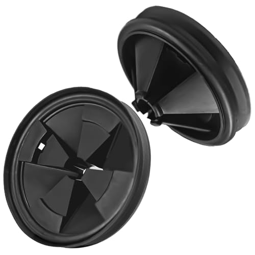 2 deflettori QCB-AM per smaltimento dei rifiuti da 9,5 cm,