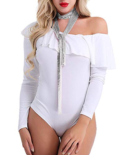 Croozy Women Glitter Sparkle Metal Sequins Neck Tie Scarf Party Evening Long Thin Skinny Tie Shawls Neckerchief3