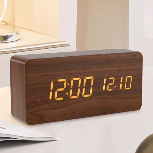 Reloj de mesa compacto digital para leer la hora sin encender la luz 7