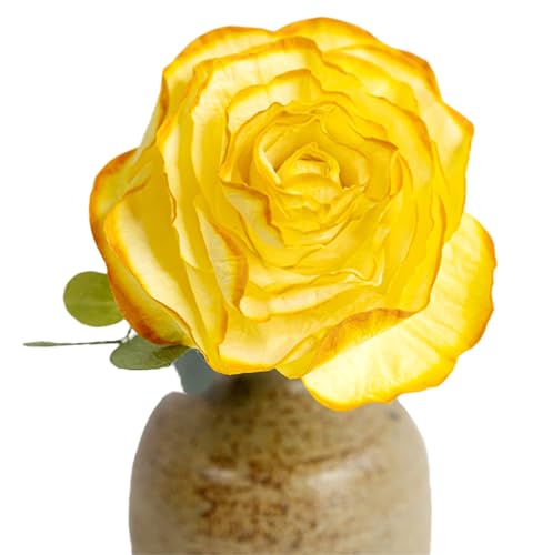 [選べるカラー]和紙の花 ディフューザー「さばえの色と香り」蒼/造花 ブリザーブドフラワー 香り 花 越前和紙 フレグランス 芳香剤 おしゃれ ギフト プレゼント 贈り物 福井県鯖江市産 (金糸雀)