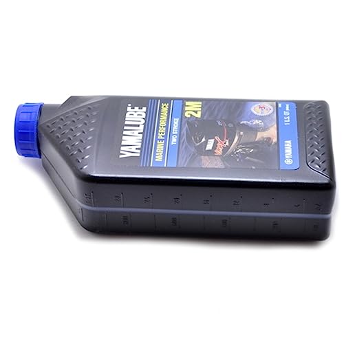 Image of Yamaha Yamalube Outboard 2M Marine 2-Stroke Oil- 1 Quart, #LUB-2STRK-M1-12