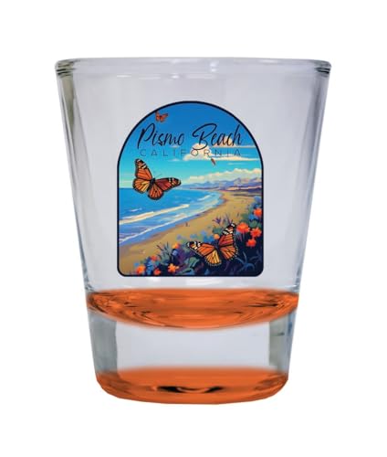 Vaso de shot 2 oz pack 2 color naranja