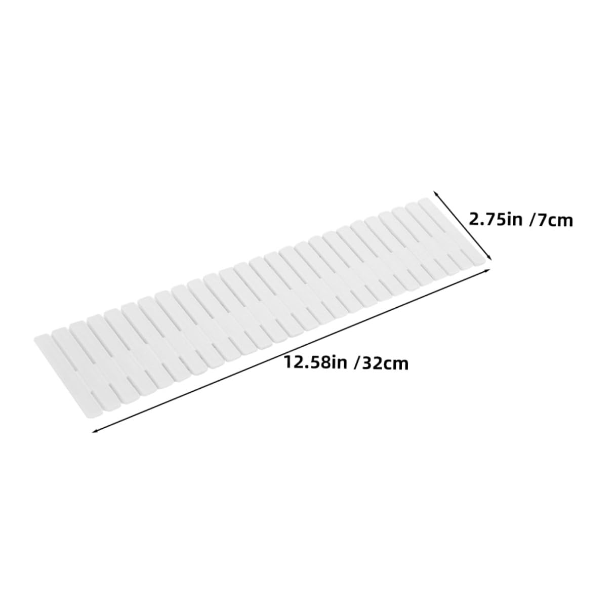 16 Stück Verstellbare Schubladenteiler DIY Kunststoff Organizer Weiß Flexibel für Socken Unterwäsche Kosmetik Schrank Küche Zubehör