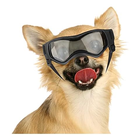 NAMSAN Hundebrille für Kleine Hunde UV-Schutz Hunde Sonnenbrille Cover