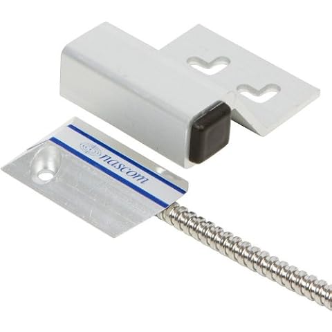 Nascom - N200AU/ST - Overhead Door Mini Switch with Universal Magnet Featuring No Dead Spot Technology Cover
