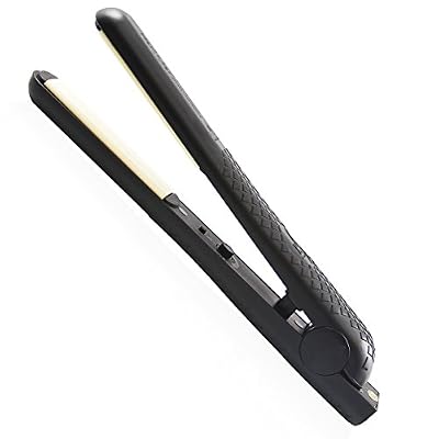 Herstyler Superstyler Flat Iron - Grande Curling Iron Black - Curling Wand Straightener Set