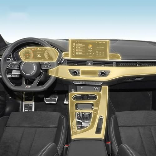 Película protectora PPF para Audi A4 B9 que elimina microarañazos en plásticos negros del interior