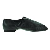 Jazz-Lederschlüpfschuhe, geteilte Gummisohle