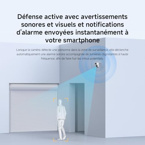 Xiaomi Outdoor Camera CW500 Dual | Double Objectif 2.5K Ultra HD | Détection IA & WiFi 6 | Caméra de Surveillance PTZ 360° & Vision Nocturne Couleur