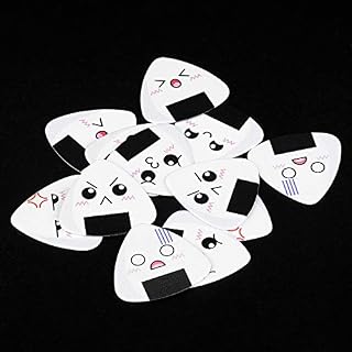 Lot de 12 plectres de guitare en forme de boules de riz pour basse, acoustiques et électriques Blanc 0,96 mm - Les Beatles, Paul McCartney, John Lennon, RIngo Starr, George Harrison Lot de 12 plectres de guitare en forme de boules de riz pour basse, acoustiques et électriques Blanc 0,96 mm – Image 7