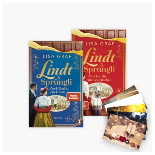 Die Lindt & Sprüngli-Saga Band 1+2 plus 1 exklusives Postkartenset